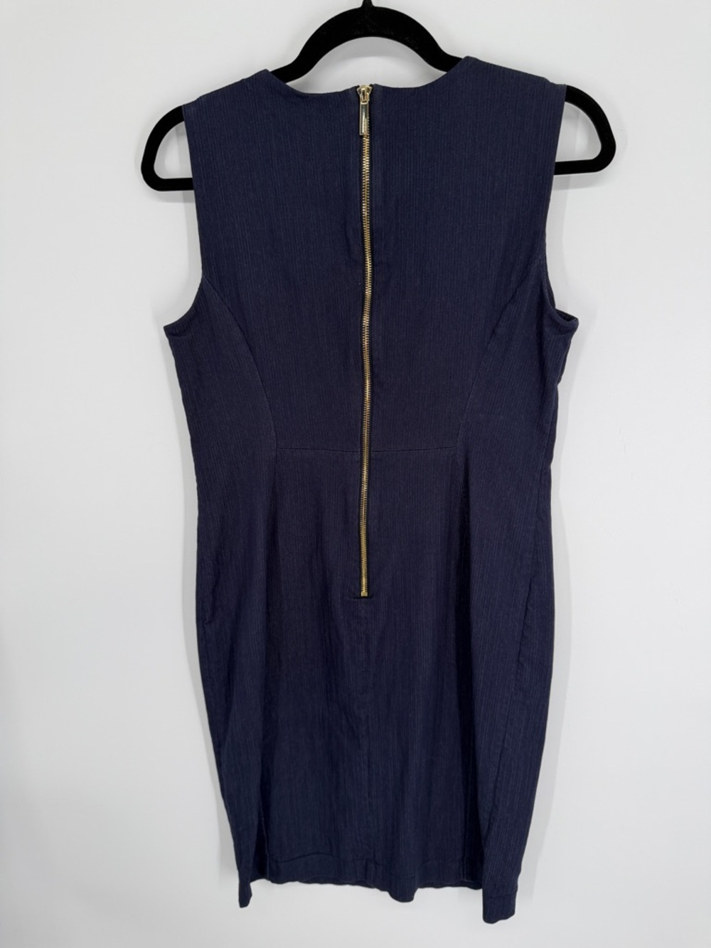 Calvin Klein Sleeveless Sheath Dress Denim Size 12 - Picture 4 of 11